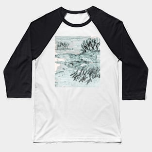 Early walk to the lake Baseball T-Shirt